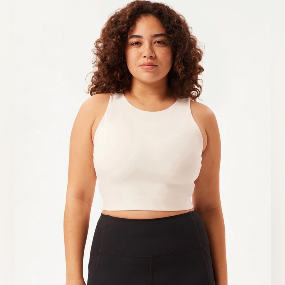 Girlfriend Collective Dylan Sports Bra - Ivory